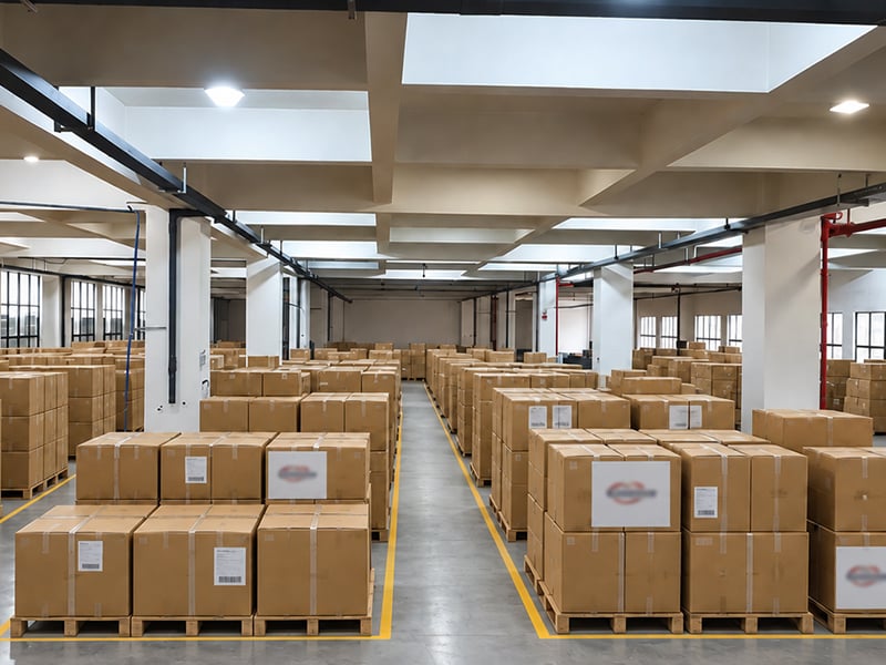 Vodnik za shranjevanje zalog mobilnih kolesčk za distributerje