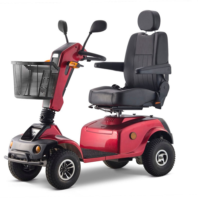 Silný dlouhodobý terénní elektrický invalidní vozík
