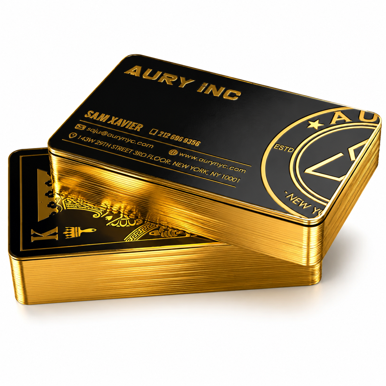 Custom Premium Business Cards in Paper, PVC and Metal