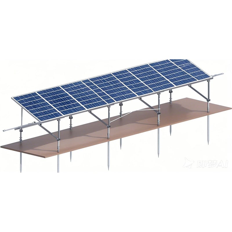 High-Load Solar Anchors Custom Screw Kits for Commercial PV Grounding Hot-Dip Galvanized for Solar Panel Installation