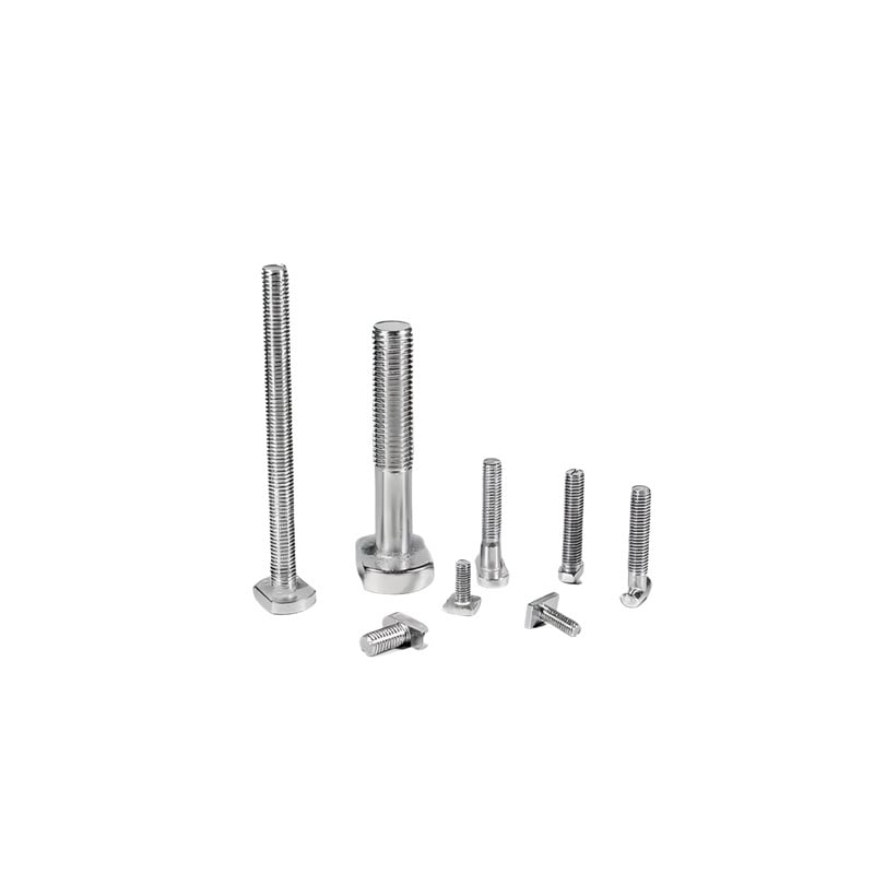 Factory direct supply of corrosion-resistant 304 stainless steel T-bolts for various industrial building scenarios
