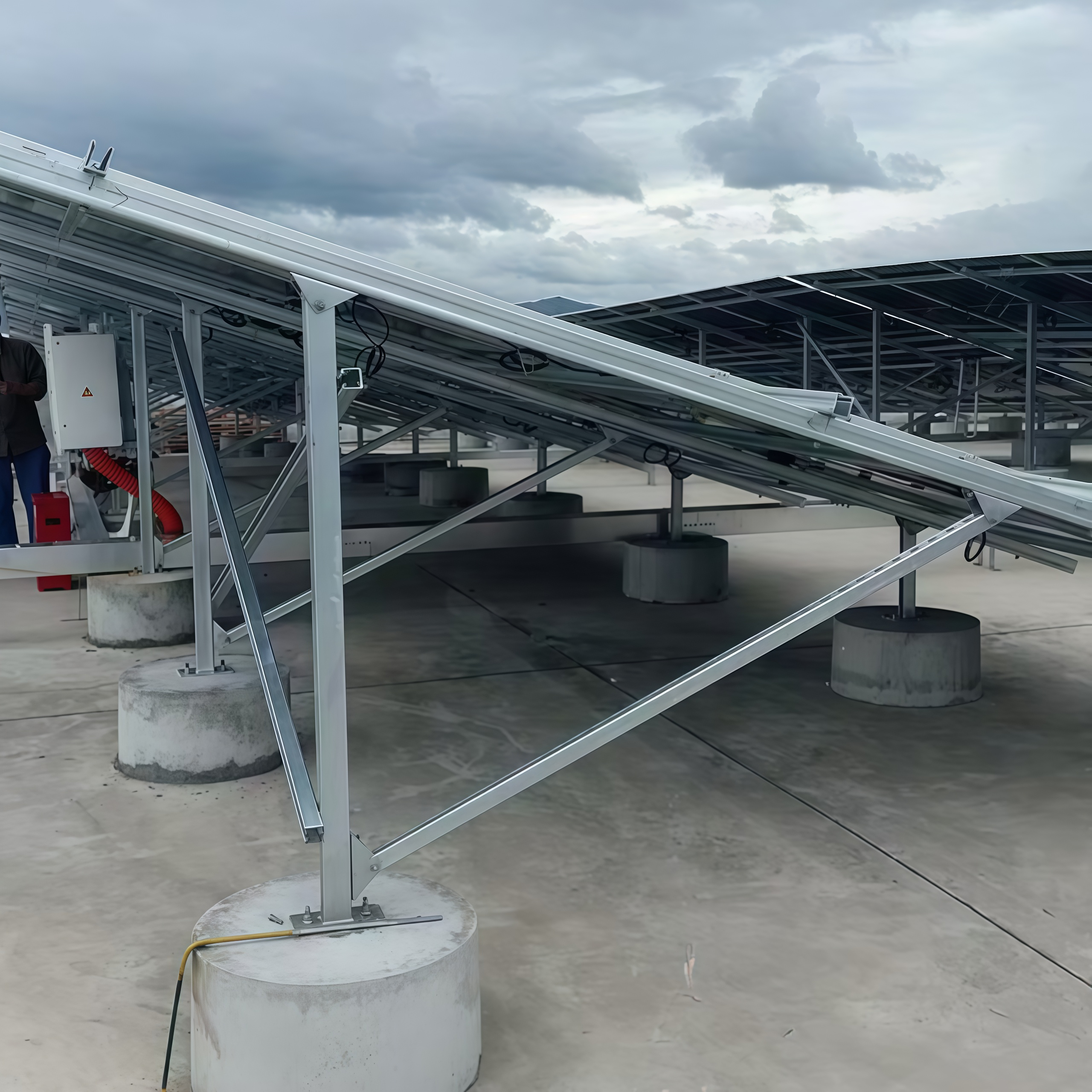 Solar Concrete Roof Bracket System — High Load-Bearing · Strong Adaptability · Long-Term Durability