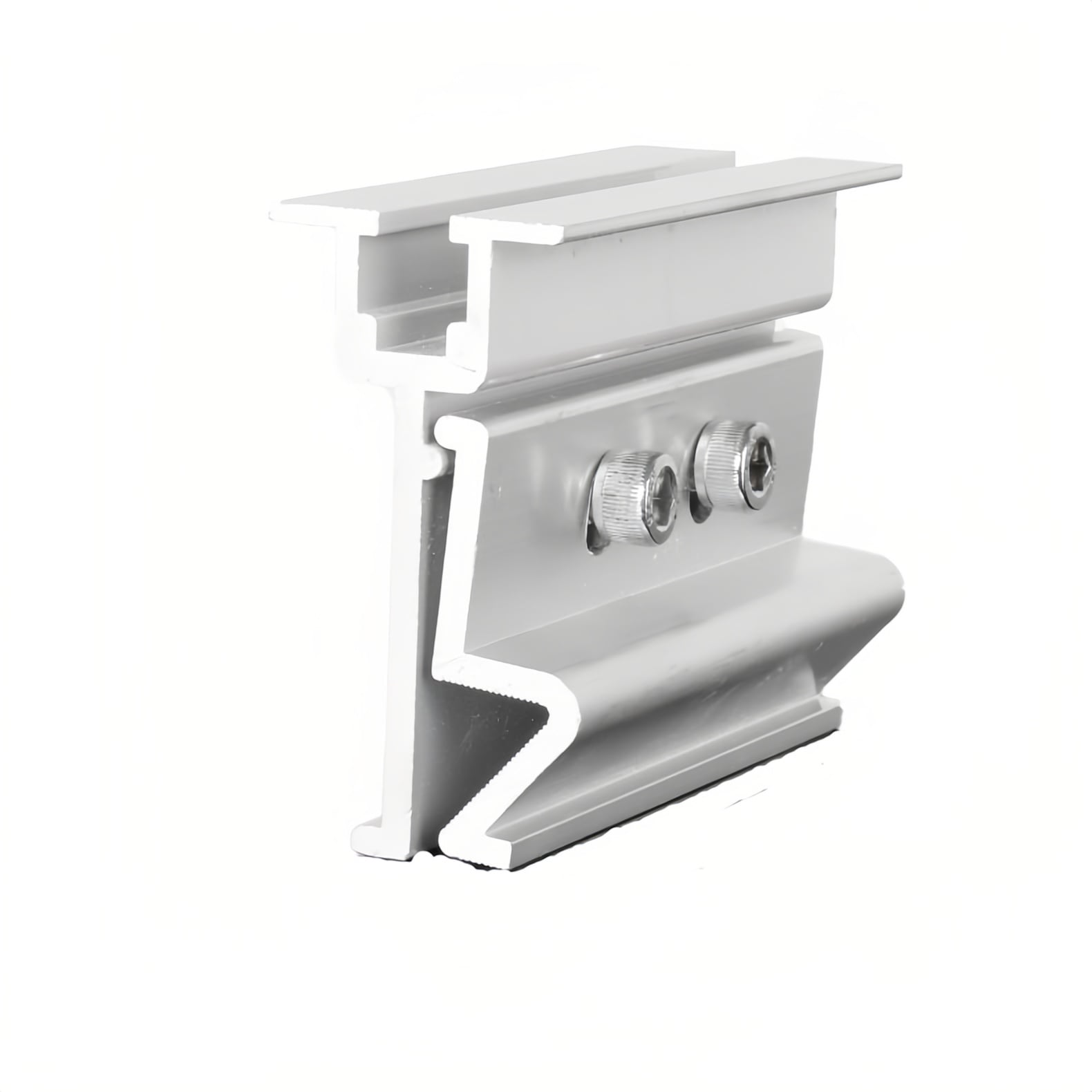 Versatile Aluminum Standing Seam Solar Mount Clamps for Rooftops Carports  Ground Mounts PV Support System