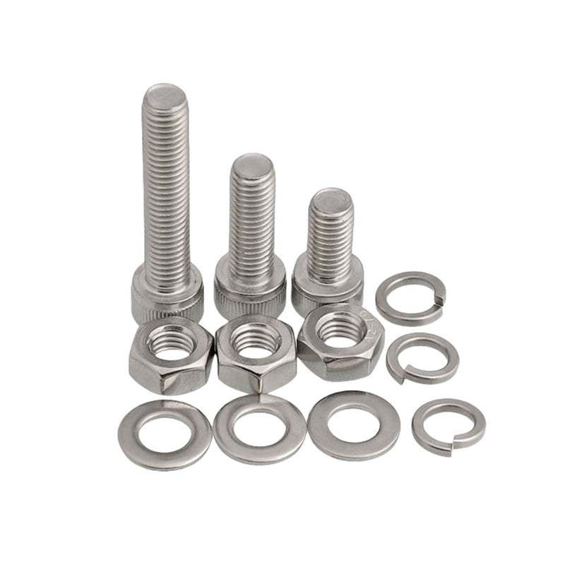 DIN912 Socket Head Cap Screws M1.4 M6 Stainless Steel A2-70 Grade Hex Head Type Plain Finish Bulk Supply