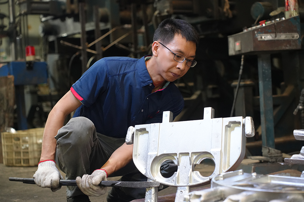 Appearance inspection of rough castings
