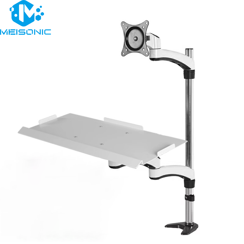 FE111KB-C Table clamp Machine tool swing arm monitor mount Telescopic monitor arm Factory monitor bracket