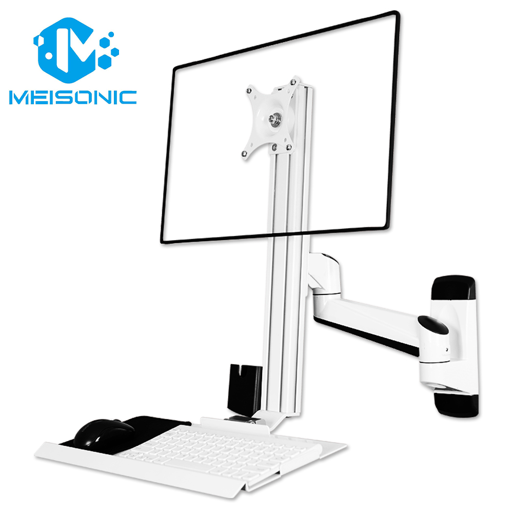 FE177KB-1 Industrial Computer Monitor Stand VESA monitor mount  gas spring monitor arm