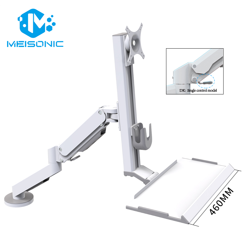 M8-ZA02KB-X-DK Meisonic Industrial monitor mount display mount 75*75/100*100mm vesa stand