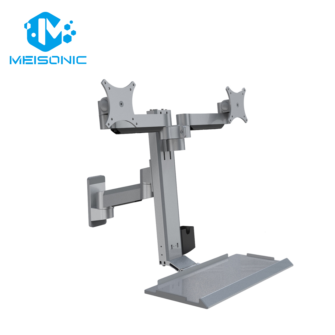 T9-MA01KB-HSP Display mount Aluminum monitor mount Articulating monitor arm Heavy-duty monitor arm