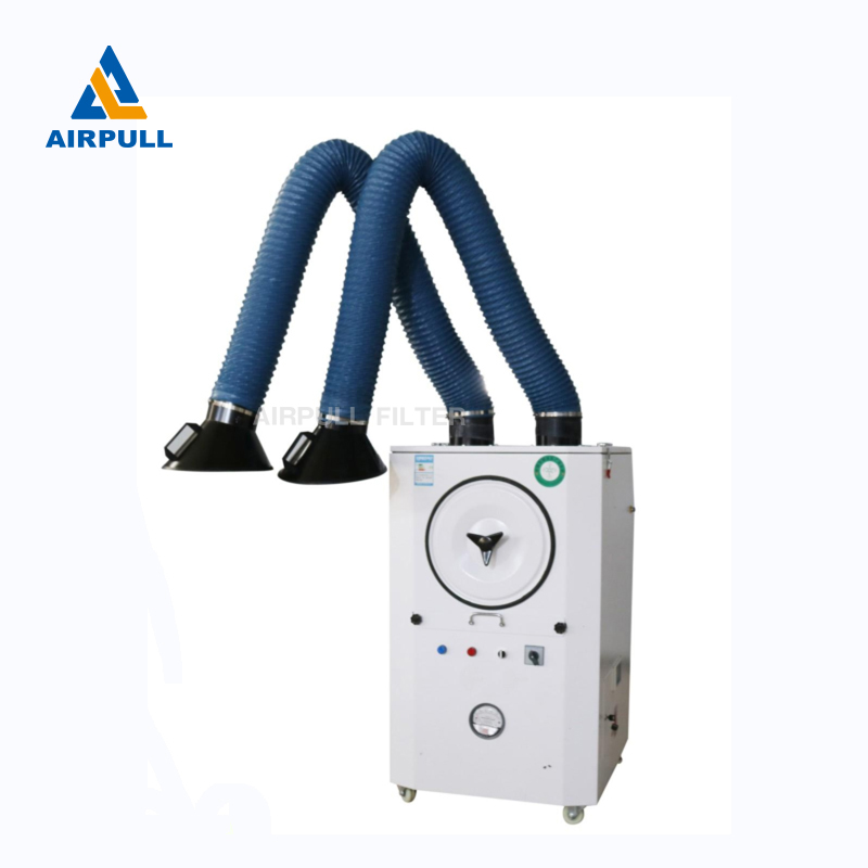 Dual Arm Mobile Welding Fume Purifier – 3kW High Efficiency Equipment