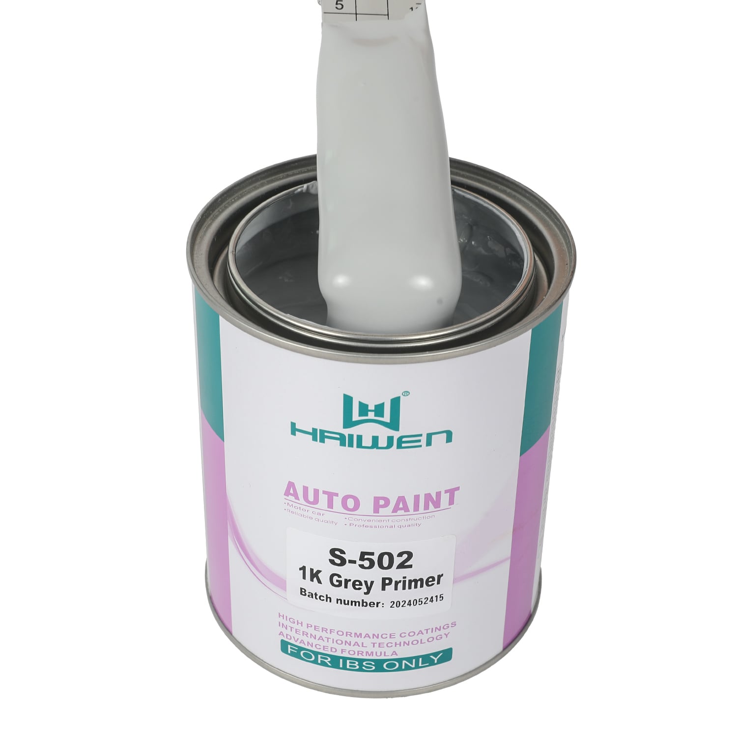 HAIWEN S-502 Grey 1K Plastic Primer | Single-Component Automotive Plastic Primer