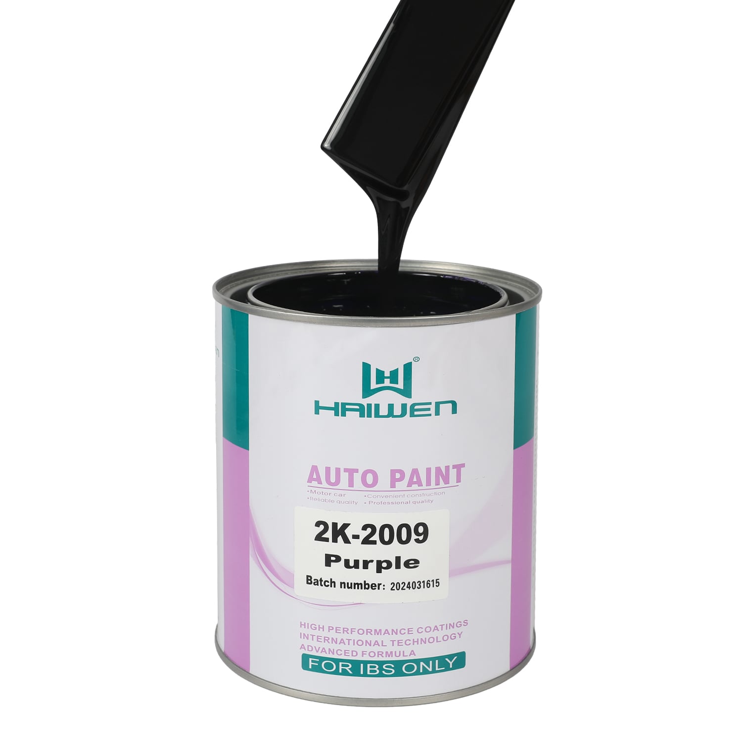 HAIWEN 2K-2009 Purple 2K Acrylic Paint – Blue Front with Reddish Sides Car Refinish Paint