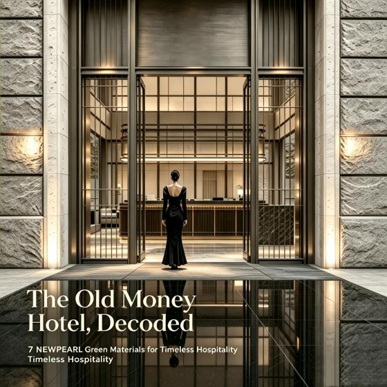 Old Money Hotel Design: How 7 NewPearl Green Materials Shape 4 Quiet-Luxury Spaces