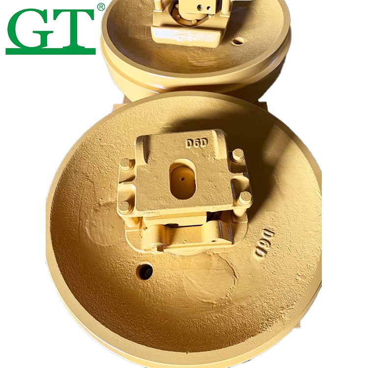 CAT D6D Front Idler Assembly with Reinforced Protection Bracket