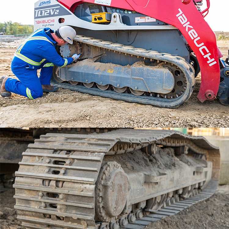 Excavator vs. Track Loader Undercarriages: Two Different Design Philosophies