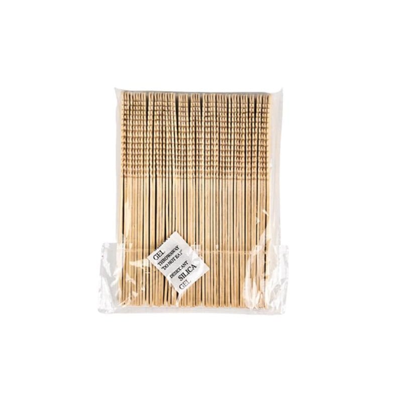 50 PCS bamboo knives in a PP bag