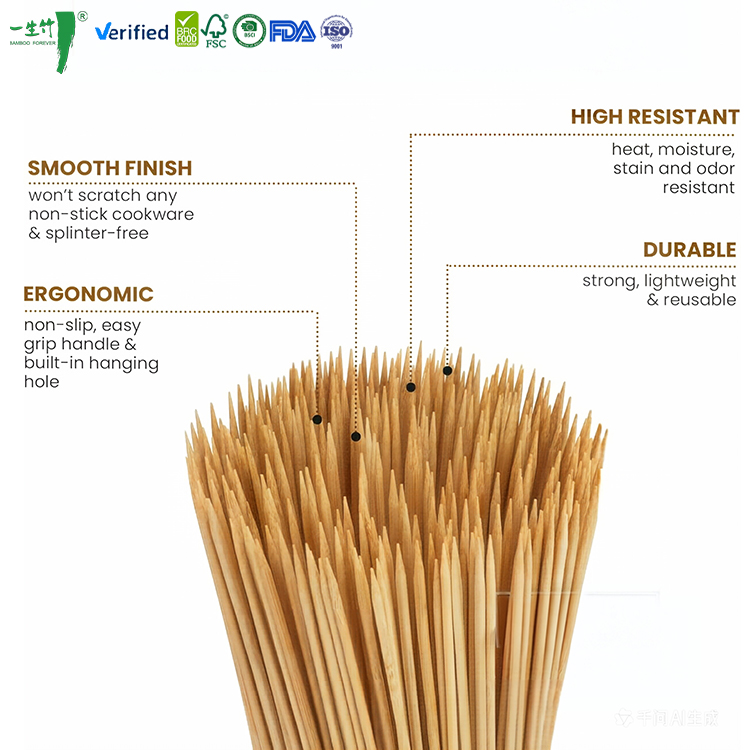 What Makes Natural Bamboo Skewers the Ideal Choice for Food Presentation?