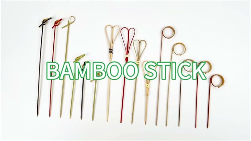 Bamboo Knot Skewers | Eco-Friendly Disposable Food Picks for Catering
