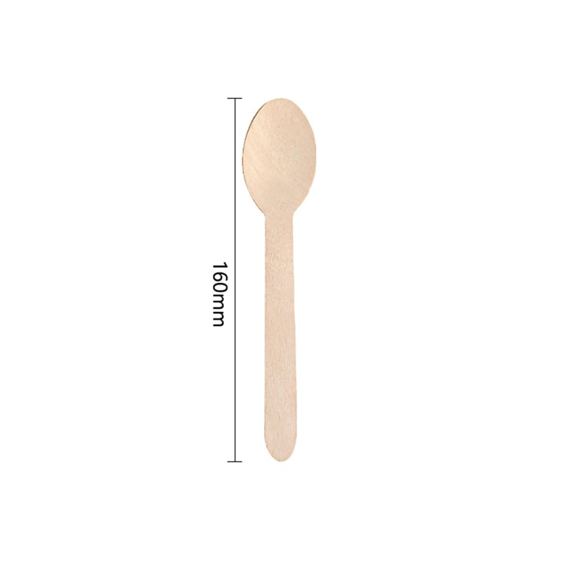 Disposable wooden spoon 6.3