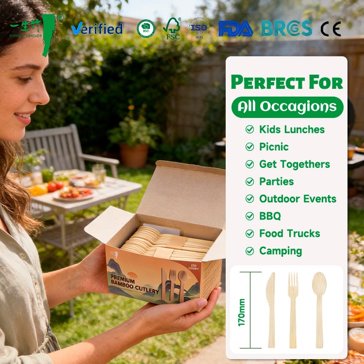What Are the Benefits of Using Bamboo Disposable Utensils in Catering?