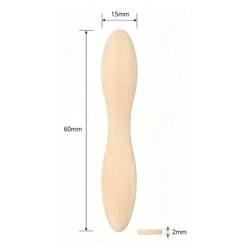 Mini Wooden Ice Cream Stick 2.36