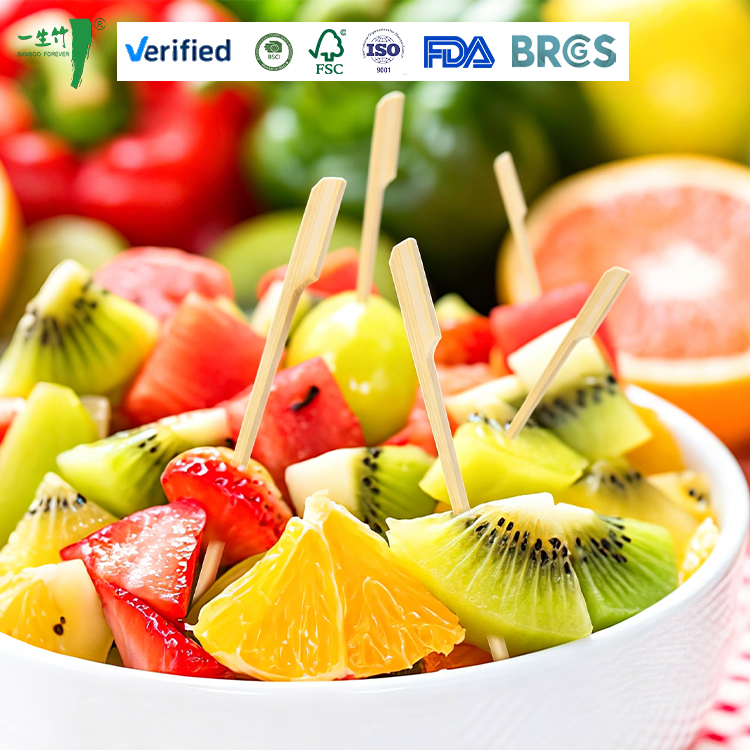 What Makes Bamboo Fruit Skewers a Sustainable Choice for Food Service?