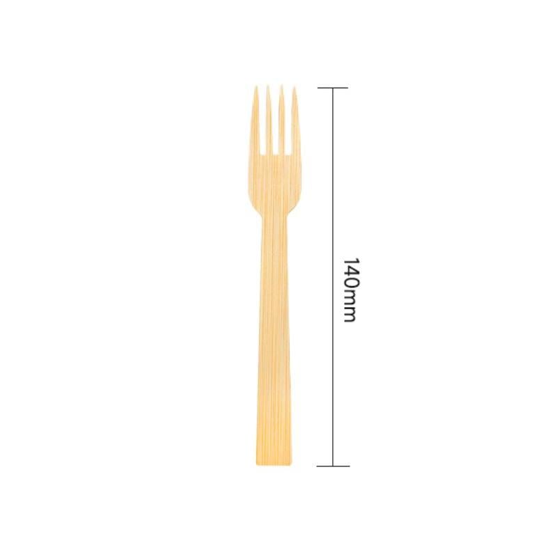 Disposable bamboo fork 5.5”