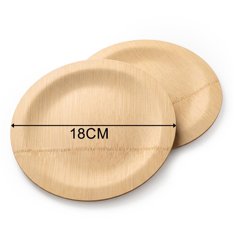 Round Bamboo Plate 7