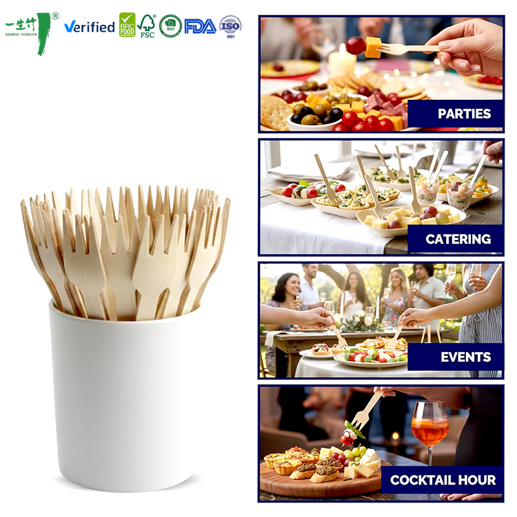 How to Choose the Best Bamboo Mini Forks for Your Wholesale Needs