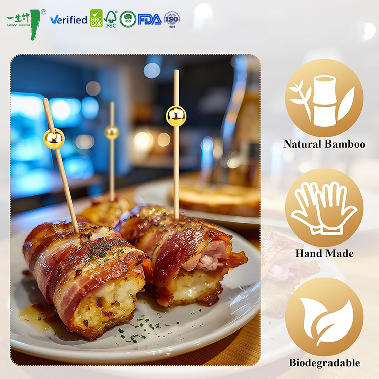 How Bamboo Garnish Sticks Enhance Food Presentation in Restaurants
