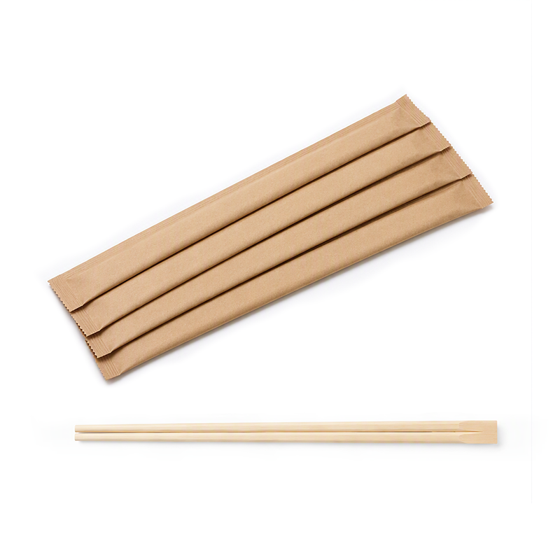 Paper Wrapped Disposable Bamboo Tensoge Chopsticks