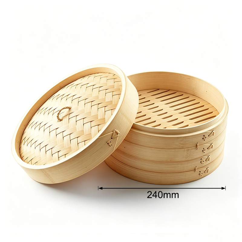 Bamboo Steamer Basket 9.45