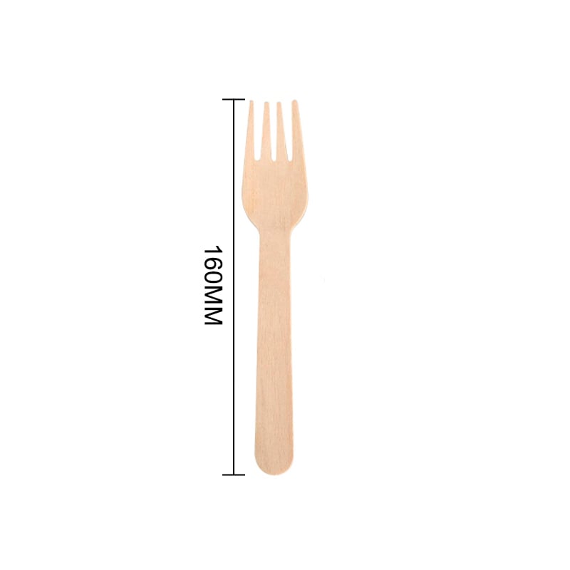 Disposable Wooden Fork 6.3