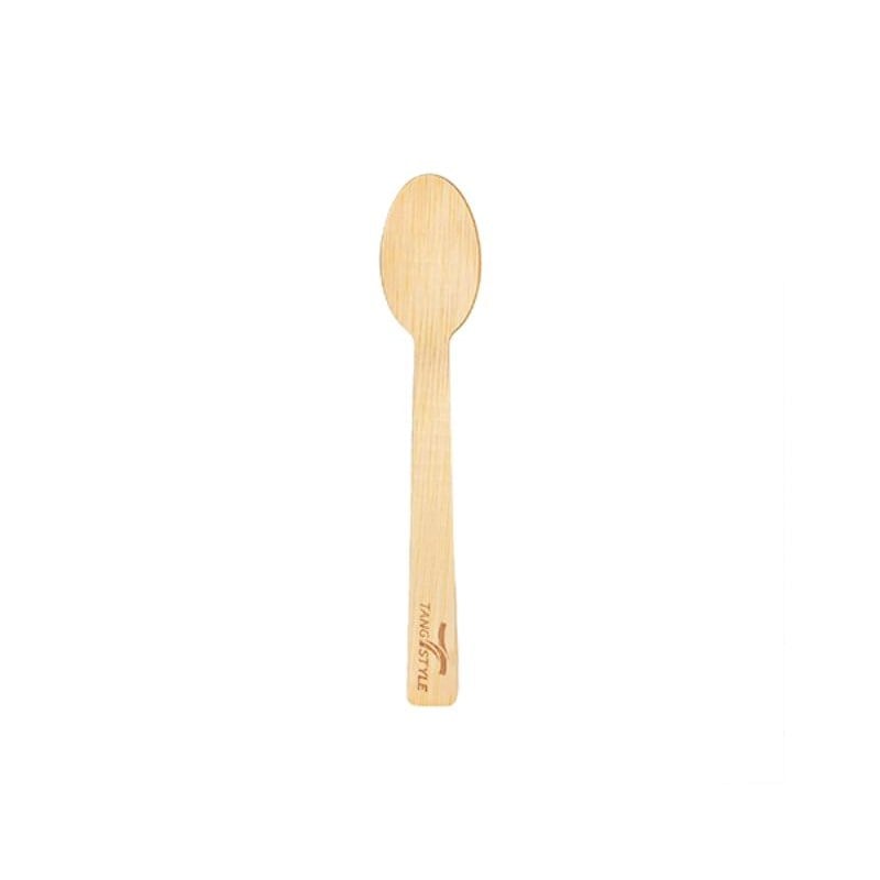 Bamboo spoon with custom logo