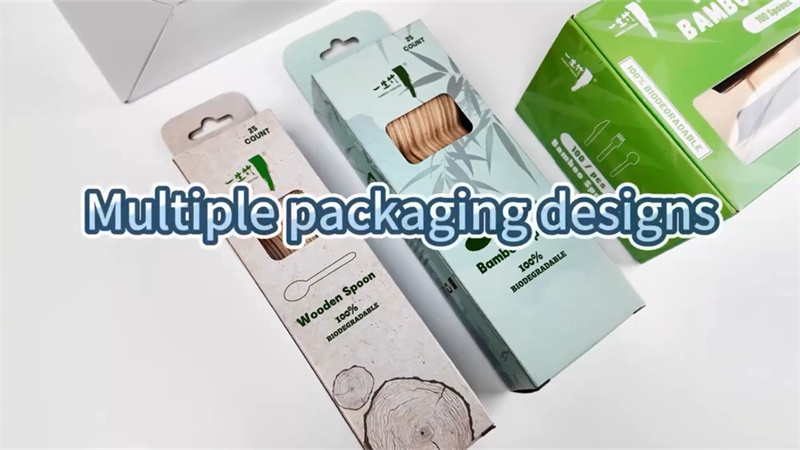 Custom Disposable Bamboo Cutlery Sets – Fork, Knife & Spoon | Bamboo Forever