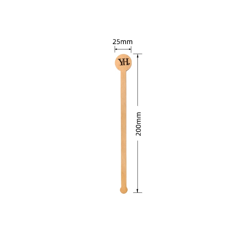Custom Wooden Coffee Stirrer 7.87