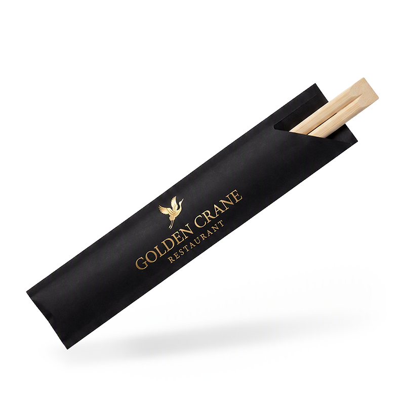 Paper Sleeved Disposable Bamboo Tensoge Chopsticks