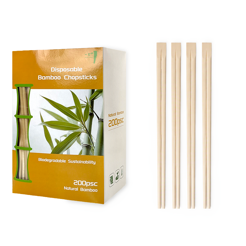 Bamboo Tensoge chopsticks in color window paper box