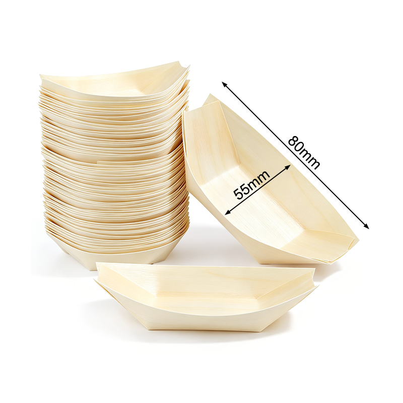 Disposable Veneer Wood Boat 3.15