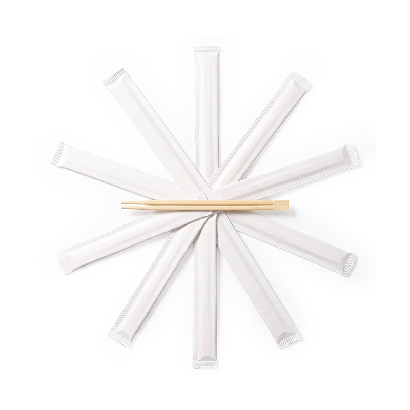 Paper Wrapped Disposable Bamboo Twin Chopsticks