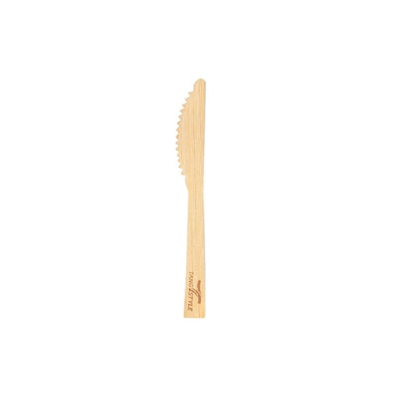 Bamboo knife with custom logo