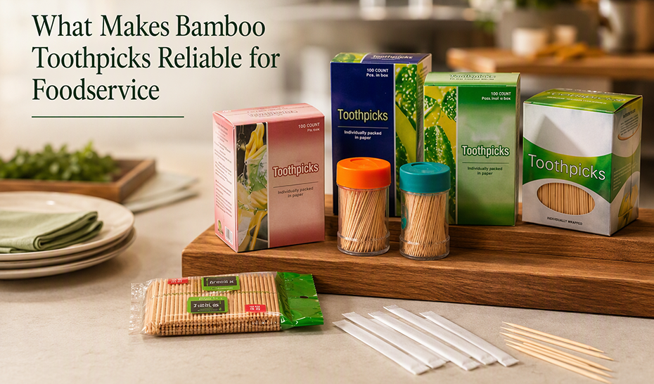 What Makes Bamboo Toothpicks Reliable for Foodservice