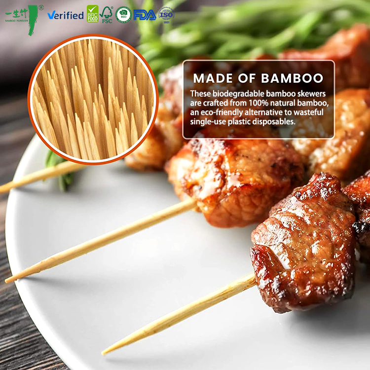What Are the Benefits of Using Eco-Friendly Wooden Sticks for Shish Kabobs?