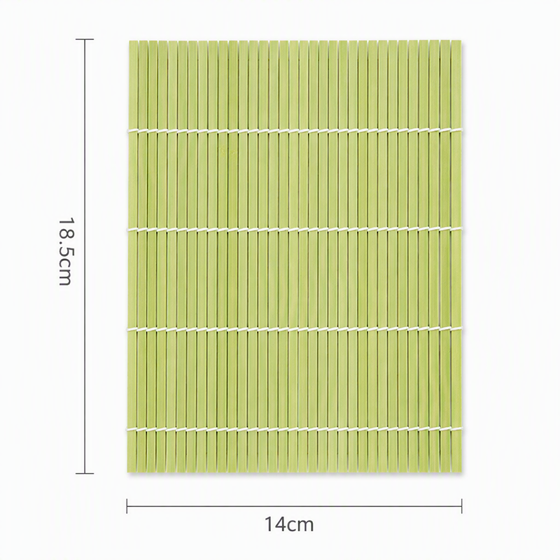 Green Skin Bamboo Sushi Mat 7.28