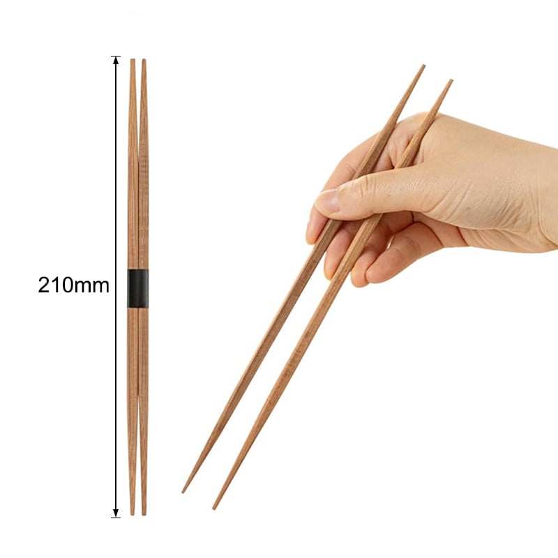 Disposable Carbonized Bamboo Double-Pointed Chopsticks 8.27