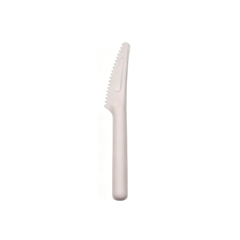 White bagasse knife