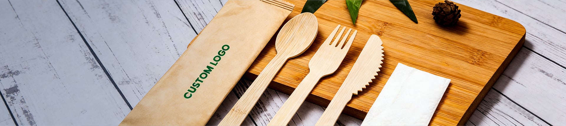 10 pcs bamboo spoons in a polybag with header card-0