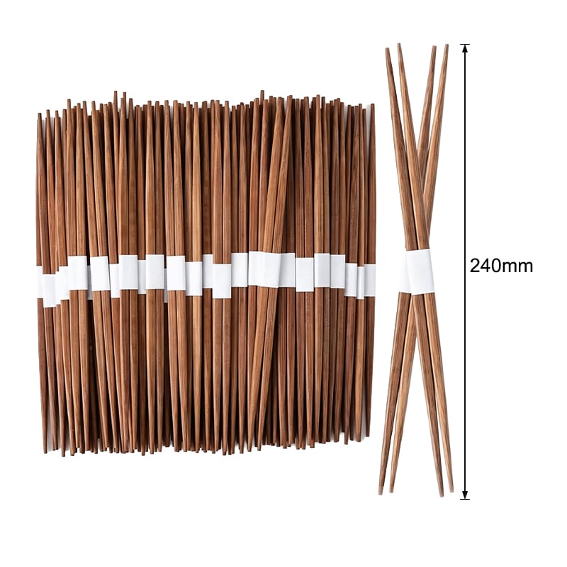 Disposable Carbonized Bamboo Double-Pointed Chopsticks 9.45