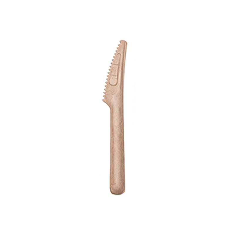 Compostable sugarcane bagasse knife
