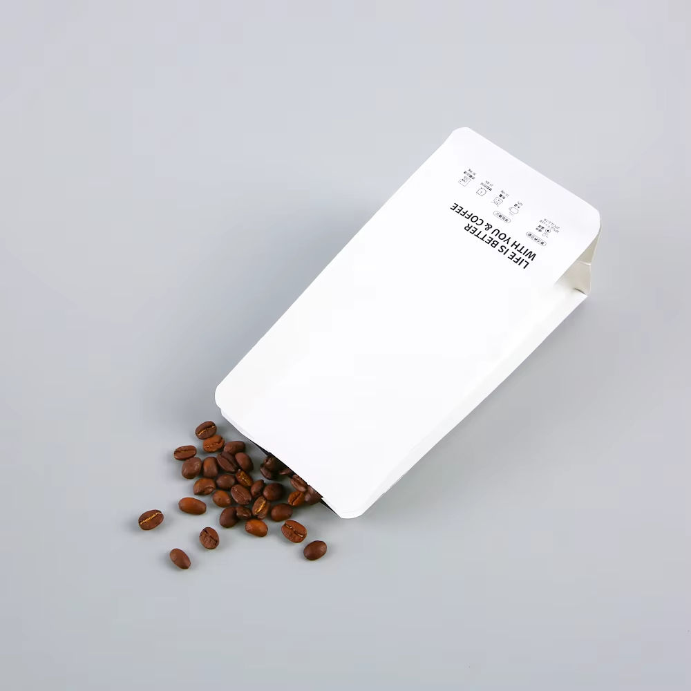 Custom Printed Eco-Friendly Coffee Bean Packaging Recyclable Stand up Pouch Zipper Packing Food Coffee Bags